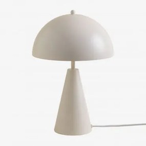 Lampa Stołowa Metalowa Jaliya Gardenia Biel - Sklum
