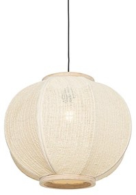 Orientalna lampa wisząca naturalna 48 cm - RobKolonialny Oswietlenie wewnetrzne