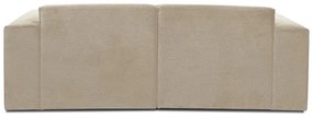 Beżowa sztruksowa sofa modułowa Scandic Sting