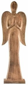 InDecor Anioł z drewna mango, 23 x 7 x 78 cm, 78 cm