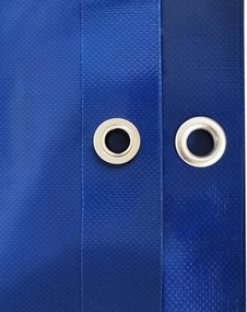 JAGO Plandeka 650 g/m², aluminiowe oczka, niebieska, 4 x 5 m