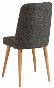 Krzesło do jadalni Stormi Anthracite and Atlantic Pine