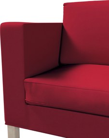 Pokrowiec na sofę Karlanda rozkładaną, krótki kolor czerwony tkanina strukturalna