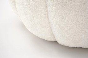 Fotel wypoczynkowy z tkaniny bouclé Gaspar Halmar