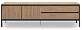 Szafka pod TV w dekorze dębu 180x55 cm Lorenza – Marckeric