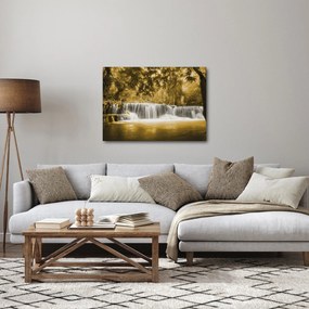 Obraz - Wodospad, vintage (70x50 cm)