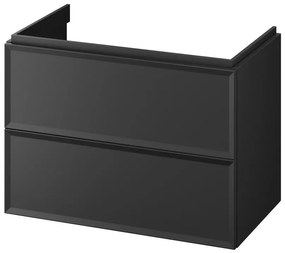 Cersanit S1017-003 - Wisząca szafka łazienkowa pod umywalkę MILLE 80x45 cm czarna