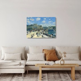 Obraz na szkle - Auguste Renoir, Pont Neuf, Paris, reprodukcje (70x50 cm)