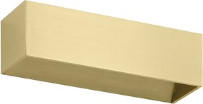 Nowoczesny kinkiet RETT - D?ugo?? 25 cm - LED SMD 8W - 790lm -3K - góra i dó? - aluminium - matowe z?oto - IP20