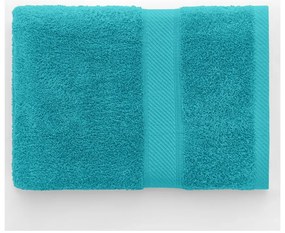 Niebieski/turkusowy ręcznik z mieszanki bambusa frotte 50x100 cm Bamby – Restilo