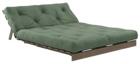 Zielona rozkładana sofa 140 cm Roots – Karup Design