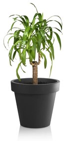 Gardenico Doniczka Metro Twist 'n' Roll antracyt, 29 x 26,5 cm