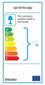 Kinkiet LED w kolorze złota Flüt – Opviq lights