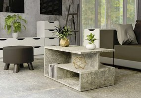 Industrialna ława kawowa Cliper - beton