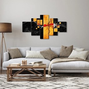 Abstrakcyjny obraz - Tancerka (125x70 cm)