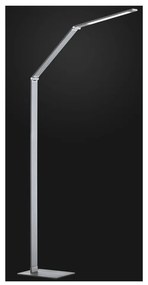 Lampa stojąca LED ze ściemniaczem w kolorze srebra (wysokość 133 cm) Geri – Fischer &amp; Honsel