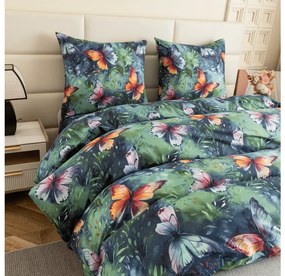 PrzytulneMieszkanie.pl PrzytulneMieszkanie.pl Pościel z mikrowłókna COLORFUL BUTTERFLY, kolorowa Rozmiar pościeli: 2 szt 70 x 90 cm | 200 x 220 cm