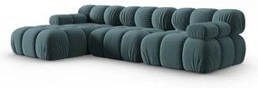 Morska aksamitna sofa 285 cm Bellis – Micadoni Home