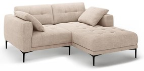 Jasnobrązowy narożnik (prawostronny/z szezlongiem) Bemy – Micadoni