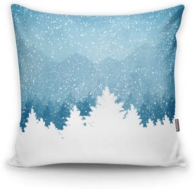 Zestaw 4 świątecznych poszewek na poduszki i bieżnika Minimalist Cushion Covers Winter Wonderland