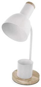 Lampa stołowa POPPY 1xE27/25W/230V biała