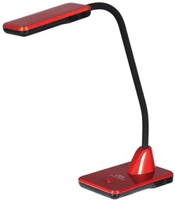 Czerwona lampka biurkowa do czytania H1-A64