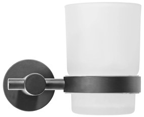 Kubek łazienkowy wiszący ciemny tytan 322233A LEO