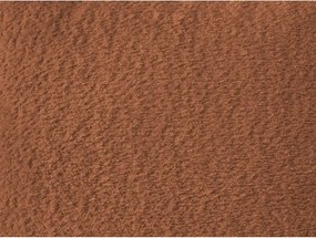 Pomarańczowy narożnik z materiału bouclé (lewostronny/z szezlongiem) Azra – Bobochic Paris