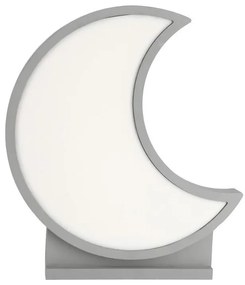 LED Dziecięca lampka biurkowa MOON LED/12W/230V szara