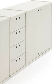 Kremowa komoda 197x80x40 cm Wally – Teulat