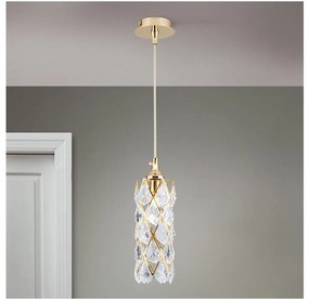 Orion - Lampa wisząca na przewodzie RITA 1xG9/40W/230V złota