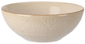 Ceramiczna miseczka ze żłobionym wzorem, 650 ml