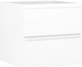 Mexen Orio szafka łazienkowa podumywalkowa 50 cm, 2 szuflady, biała mat - 91A10-05047-2-BFF01