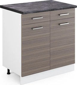 Szafka dolna do kuchni szlachetna szarość 80x60x81.6 r-line