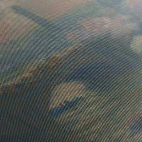 Obraz - Claude Monet, Waterloo Bridge, Gray Day, reprodukcje (125x70 cm)