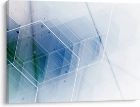 Obraz - Kształty geometryczne (70x50 cm)