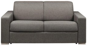 Kanapa 2-osobowa z ekspresowym mechanizmem rozkładania z tkaniny CALITO - Kolor: antracytowy - Miejsce do spania: 120 cm - Materac 14 cm