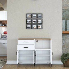 Szafa Jeby Walnut and White