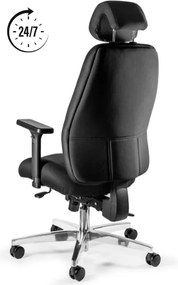 Ergonomiczny fotel biurowy do pracy 24/7 Ultima, zgodny z normą BHP