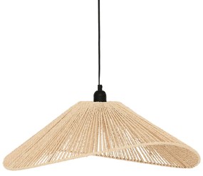 Lampa wisząca nad stół MYHA pleciony klosz, 58 cm