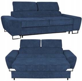 Sofa kanapa Savio salon Family meble granat sztruks reg zagłówek