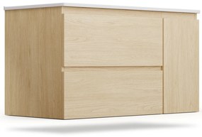 Blumfeldt Johnstone szafka łazienkowa z umywalką 90 cm