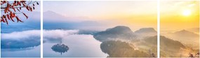 Obraz - Jezioro Bled (170x50 cm)