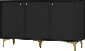 Komoda TORINO - Grafit / Wysokość 72 cm / 125 cm / Bez szuflad
