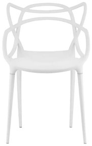 PROMOCJA Białe plastikowe krzesło KATO II. jakość