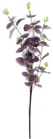 Sztuczna łodyga eukaliptusa fioletowa, 67 cm