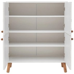 Biała szafka 95x111 cm Multilux – Kalune Design