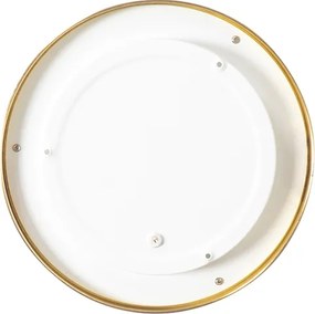 Nowoczesna lampa sufitowa złota 31 cm IP44 - Yuma