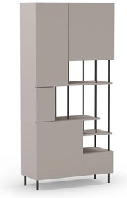 Kremowy regał 84x175 cm Perla – Marckeric