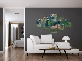 Obraz - Paul Gauguin, Te raau rahi (The Big Tree), reprodukcje (125x70 cm)
